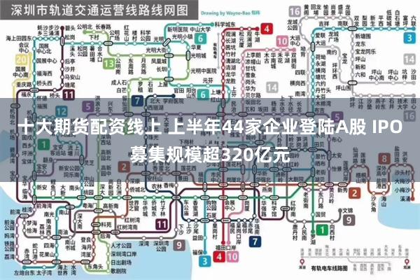 十大期货配资线上 上半年44家企业登陆A股 IPO募集规模超320亿元