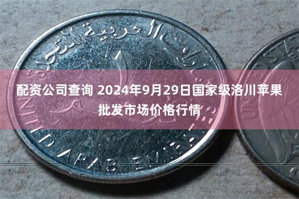 配资公司查询 2024年9月29日国家级洛川苹果批发市场价格行情